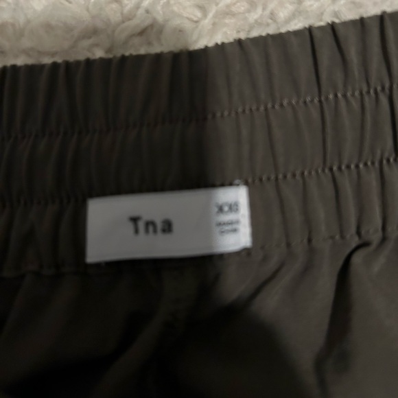 TNA Dark Khaki Green Trousers - Picture 2 of 6